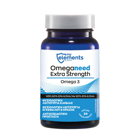My Elements Omeganeed Omega 3 Extra Strength - Λιπαρά Οξέα 30 softgels